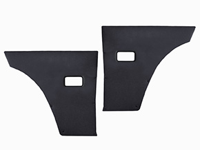 Jeu (2) habillages latéraux noir 1750 GTV Bertone 2. série
