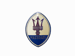 Emblème Maserati émail 65 mm