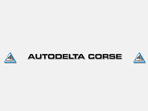 Autocollant pour pare-brise Autodelta Corse noir