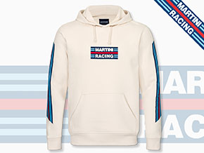 MARTINI RACING Hoodie Core Logo Cream S