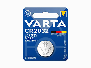 Pile-bouton batterie CR2032 Varta 230mAh Lithium