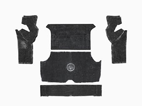 Jeu (5) tapis en caoutchouc coffre Giulia