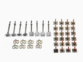 Kit montage chromes bas de caisse 2000 Touring Spider