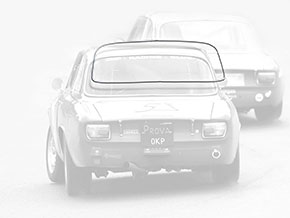 Cadre chromé p. joint lunette arrière Bertone GT /  GTV