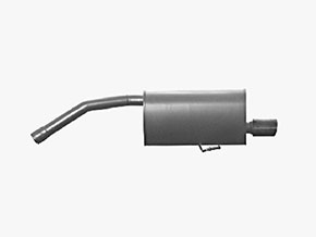 Silencieux terminal 156 2,5 V6