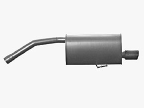 Silencieux terminal 156 1,6 - 2,0 TS 16V
