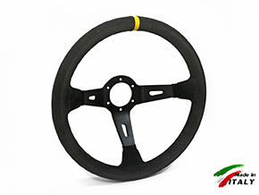 Volant Deep Corn Rally 350mm diamètre noir (90mm)