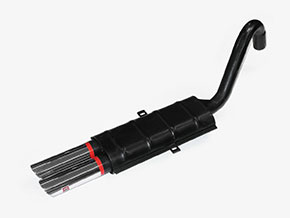 ANSA Sport silencieux terminal Fiat 124 Spider