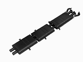 ANSA Silencieux central gauche Ferrari 400 - 400i