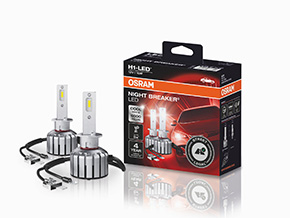 Set Osram Night breaker 12V LED Pro H1 - LED