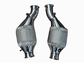 ANSA jeu (2) catalyseurs INOX Lamborghini Gallardo 1.S